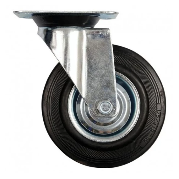 Kerék önbeálló talpas fém felnis 100 31584