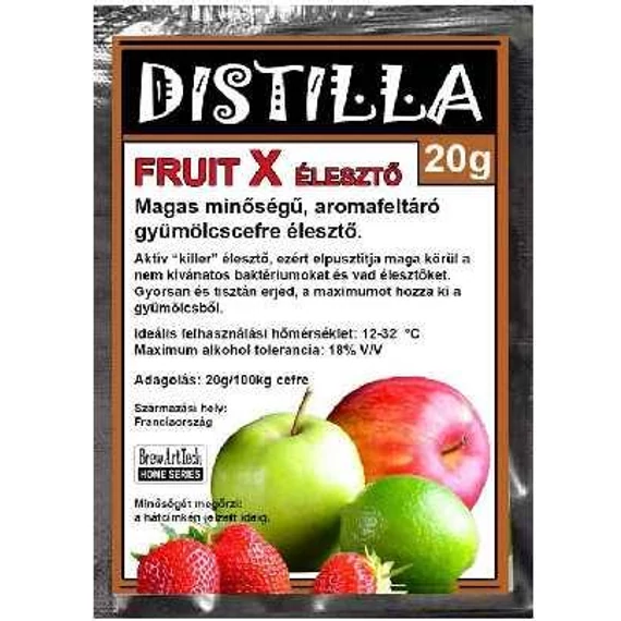 Cefre élesztő, aromafelszabadító FRUIT X 20gr