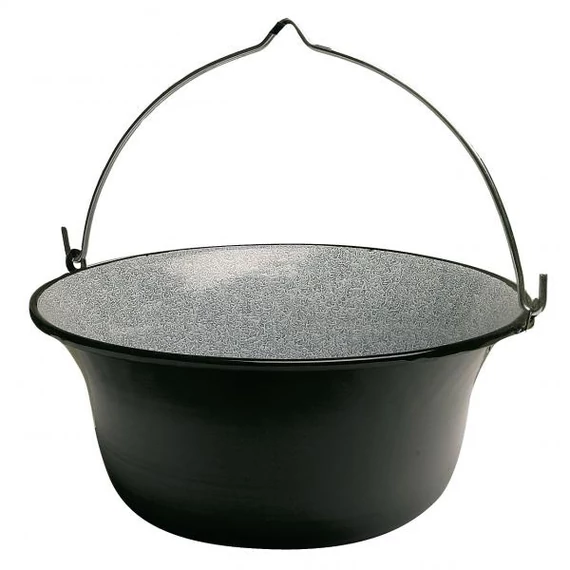 Gulyásbogrács 22 literes, zománcozott