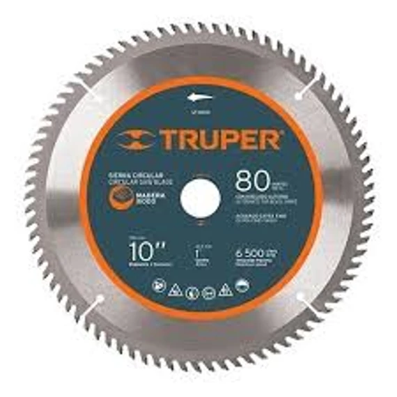 FŰRÉSZLAP KÖR ALAKÚ FÁRA 80 FOGAS 10X1" 