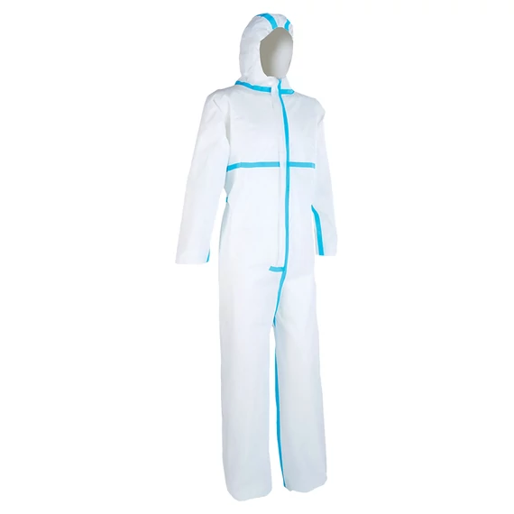 TC0103-MIC kap.védőoveráll, 4., 5., 6. kategória, kapucnis, XL-es