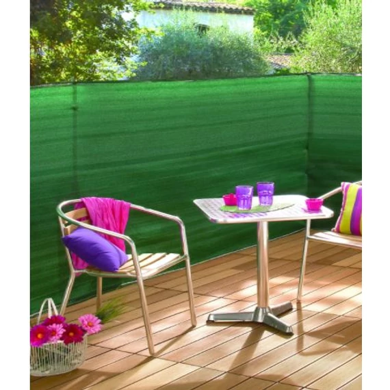 Supratex gomblyukazott szőtt árnyékoló háló 100% zöld