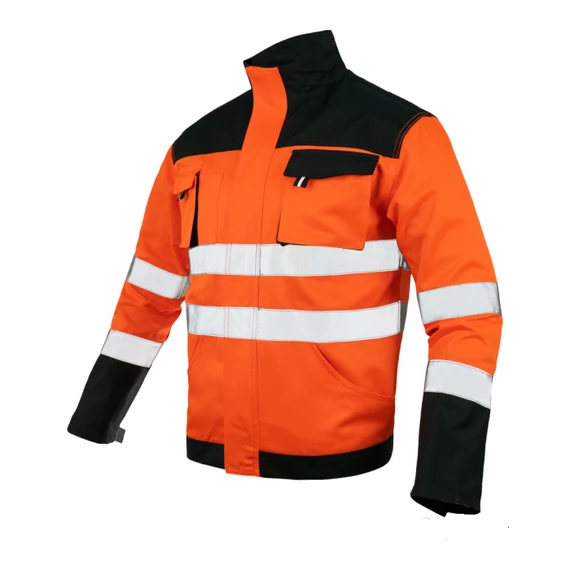 FLASH Jól Láthatósági Munkás Kabát Orange