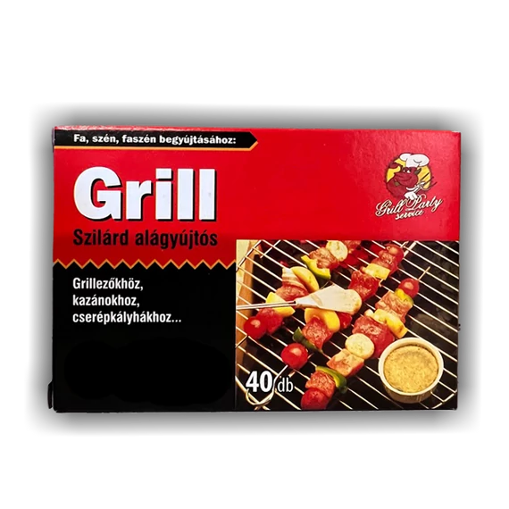 Grill szilárd alágyújtós 40db