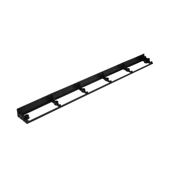Fekete színű rugalmas RIM-BORD univerzális kerti szegély 100x4,5 cm-es méretben gyep és virágágyás elválasztásához