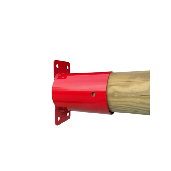 Hinta ellenvas - kerek 100 mm átmérőjű piros