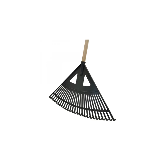 Lombseprű műanyag 60cm íves fekete NYELEZETT