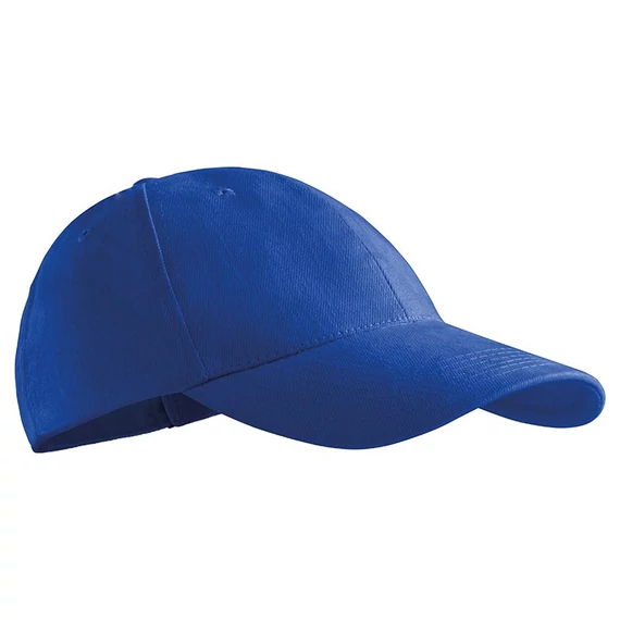 Baseball sapka, 6P, királykék, 100% pamut