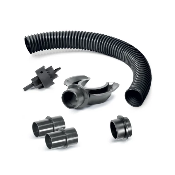 Esővízgyűjtő tartály csatlakozó szett ereszcsatornához 6db-os