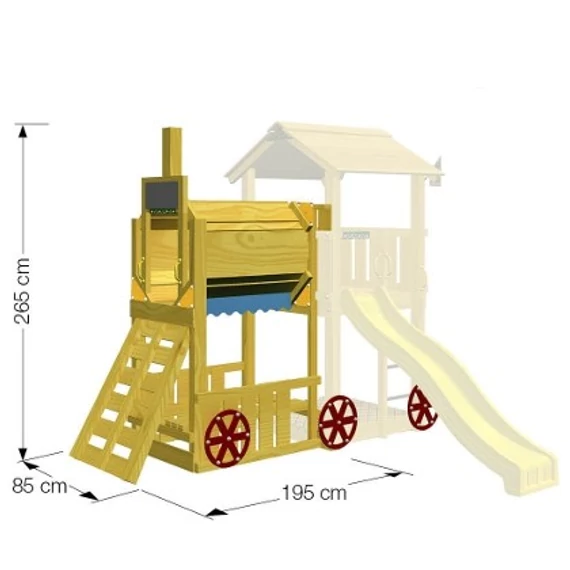 Kerti játszótér - Jungle Gym Train modul