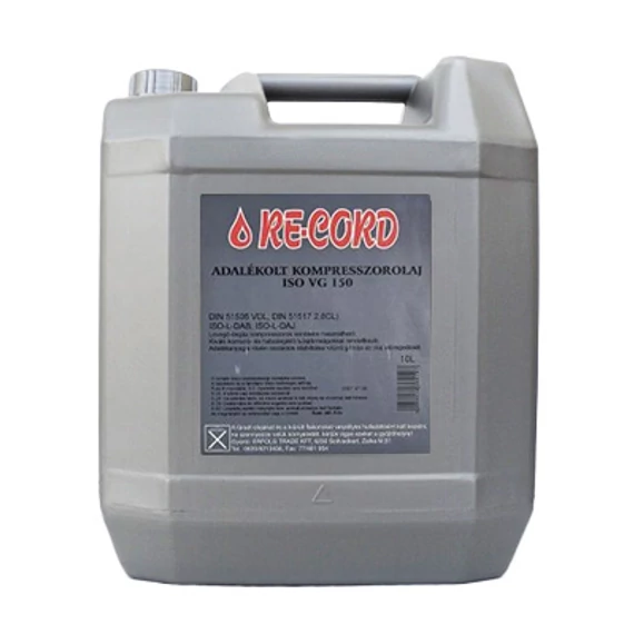 Kompresszorolaj VG150 10l