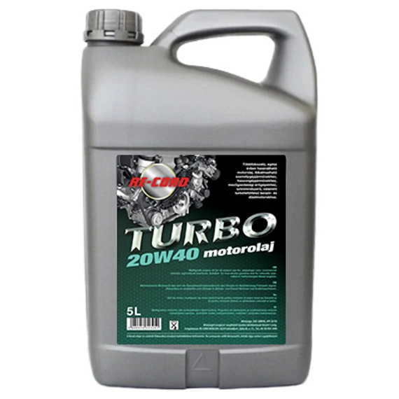 TURBO 20W40 motorolaj 5liter