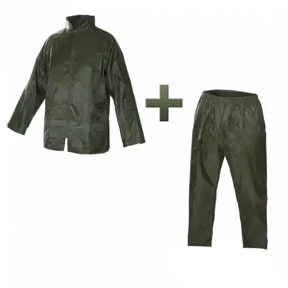 Orkán munkás esőruha zöld