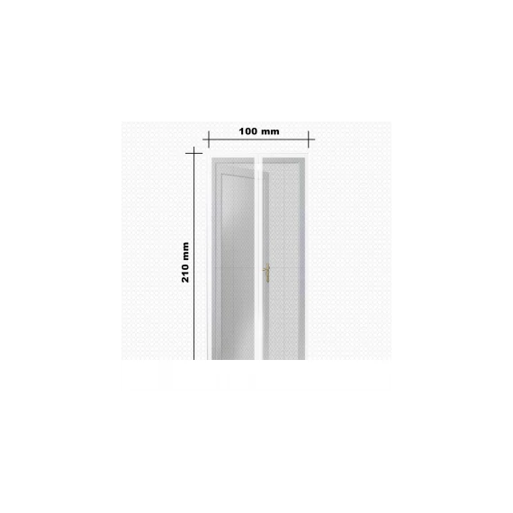 Szúnyogháló függöny ajtóra, mágneses 210x100cm FEHÉR