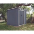Fém kerti tárolóház 2,16 x 1,71 x 1,30 m szürke METALSHED CRETA