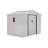 Kép 1/2 - Nagy méretű, kerti fém tároló ház 2,78 x 2,12 x 1,94 m fehér METALSHED MALLORCA